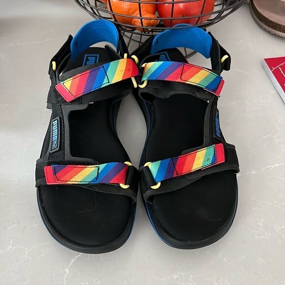 Puma Shoes - Future Rider Rainbow Pride  🌈 Women’s sandals 9M
